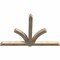 Ekena Millwork Redmond Rough Sawn Timber Gable Bracket, Douglas Fir, 108"W x 72"H x 6"D x 6"F, 16/12 Pitch GBW108X72X0606RED00RDF - alternate 3